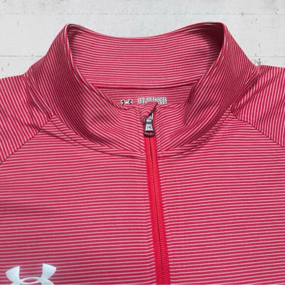 Under Armour Stripe Tech 1/4 Zip Top Size 2XL
Heatgear Performance Golf Outdoor - Picture 7 of 11